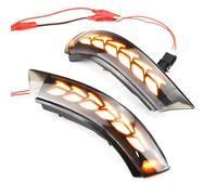 RAQXOLPB Side Marker Blinker Car Accessories Dynamic Turn Signal Lamp Indicator Blinker Side Rear Mirror Light Compatible With Cadillac For ATS ATS-V 2013-2019(Yellow)