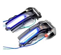 RAQXOLPB Side Marker Blinker Car Accessories Water Blink Dynamic Flowing Side Mirror Turn Signal Light Compatible With Q2 For GA 2016 2017 2018 2019(Blue)
