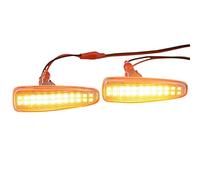 RAQXOLPB Side Marker Blinker Car Dynamic Scroll Turn Signal Light Rear Mirror Indicator Sequential Compatible With Mitsubishi For Mirage 2014-2019 OEM 8351A001(White)