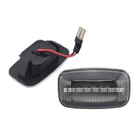 RAQXOLPB Side Marker Blinker Dynamic Flowing Water Turn Signal Lights Blinker Indicator Lamp Compatible With Toyota For Land For Cruiser 100 Series 1998-2007(White)