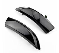 RAQXOLPB Side Marker Blinker Flowing Water Blinker Side Mirror Flashing Light Dynamic Turn Signal Light Compatible With For Fiesta 2008-2017 OEM 1513155(Black)