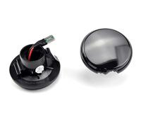 RAQXOLPB Side Marker Blinker Flowing Water Dynamic Turn Signal Side Marker Light Indicator Blinker Compatible With Mazda For MX-5 1989-2015(Black)