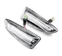 RAQXOLPB Side Marker Blinker Sequential Blinker Lamp Dynamic Side Marker Turn Signal Light Compatible With Opel For Astra J 2009-2015 For Crossland X 2017-2019(White)