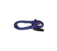Raraion - 2X 3 Pin Xlr Male To 2X Phono (Rca) Male Lead, 1.5M Blue