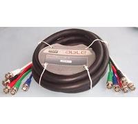 RARAION - BNC Male x5 to BNC Male x5 RGB Video Lead / Loom, 1.5m 75 Ohm