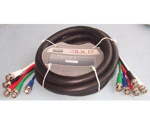 RARAION - BNC Male x5 to BNC Male x5 RGB Video Lead / Loom, 1.5m 75 Ohm