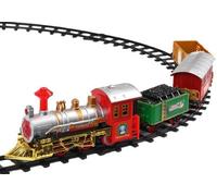 Raraion - Deluxe Battery Operated Christmas Train Set
