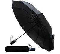 Rare 12 Rib Compact Small Umbrella - Strong Windproof Umbrella - Vented