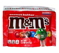 255.2g Bag Peanut Butter Flavour M&Ms MNMs m and ms American Chocolate Candy