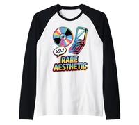 Rare Aesthetic Retro Nostalgia Y2K Vibes Raglan Baseball Tee