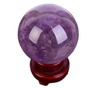 Rare Amethyst Quartz Crystal Sphere Ball Stone Collection Crystal Rainbow Amethyst Sphere Ball Stone Home Office Decoration,Amethyst ball-45mm