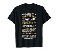 Rare Breed of Pastors - Christian Pastor Preaching Humor T-Shirt
