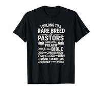 Rare Breed of Pastors - Clergy Faith Humor T-Shirt