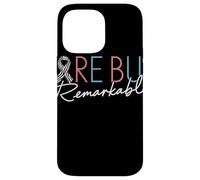 Rare But Remarkable Zebra Ribbon Rare Disease Awareness Day Case for iPhone 14 Pro Max