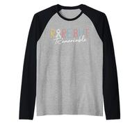 Rare But Remarkable Zebra Ribbon Rare Disease Awareness Day Raglan Baseball Tee