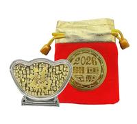 Rare Coin - New Year's Coin,Blessing Charm Souvenir for Kids Collector Decoration Adult Men Women New Year Party Favor Home Wealth Success