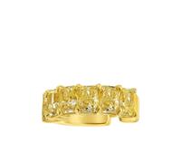 RARE COLORS 18K yellow gold diamond ear cuff One Size