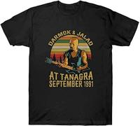 Rare Darmok and Jalad at TANAGRA September 1991 Vintage Mens T-Shirt Black Size 4XL