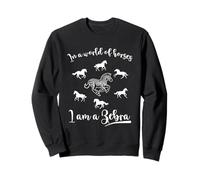 Rare Disease Awareness - A Zebra Among Horses Sweatshirt