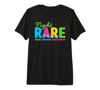 Rare Disease Day Shirt - Fight Rare Disease Awareness Premium T-Shirt