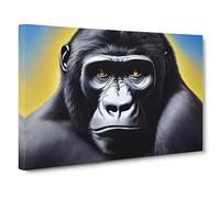 Rare Gorilla Canvas Wall Art Print 30x20 Inch