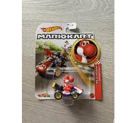 Rare Hot Wheels Mario Kart Red Yoshi Standard Kart