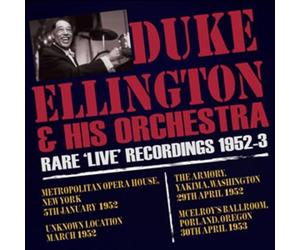 Rare 'Live' Recordings 1952-3 : Unknown Artist - CD