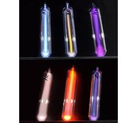 Rare Luminous Gases Element Collection, 99.999% Purity, Including Helium,Neon, Argon, Krypton, Xenon, Nitrogen, for Collection, Display, Teaching, Gift, 6 Pcs