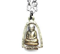 Rare Magic Pendant for Abundance by LP Ngern (Money) Bang-Klan Temple Powerful for Wealth Abundance Charm Thai Buddhist Amulets