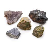 Rare Mineral Specimens Pack Of 5 Mix 2 Multicolor