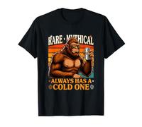 Rare Mythical Sasquatch Always Has A Cold One Beer T-Shirt