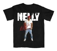Rare Nelly Singer Shirt Gift for Fans Black S-234XL Tee H784 BlackLarge