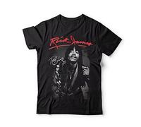 Rare Rick James Shirt Signature Gift for Fans Black T-Shirt NY059 Black M