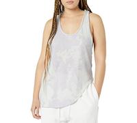 rare/self All-Gender Curved Hem Jersey Tank Top, Abstract Digital Lavender Print, 4