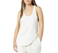 rare/self All-Gender Curved Hem Jersey Tank Top, White, 6