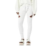 rare/self All-Gender Cutout Ribbed Legging, White, 2