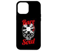 Rare Soul Music Vintage Old School DJ Turntable Vinyl Skull Case for iPhone 12 Pro Max