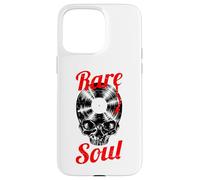 Rare Soul Music Vintage Old School DJ Turntable Vinyl Skull Case for iPhone 15 Pro Max