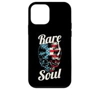 Rare Soul Music Vintage USA Flag DJ Turntable Vinyl Skull Case for iPhone 12 mini