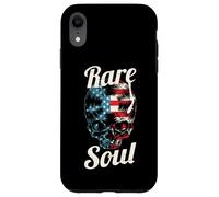 Rare Soul Music Vintage USA Flag DJ Turntable Vinyl Skull Case for iPhone XR
