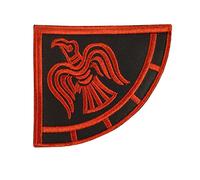 Rare Viking Raven Banner Odin Morale Embroidery Hook Patch