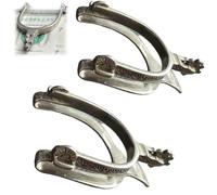 Rare Vintage Western Spur Sterling Silver Money Clip, Spur Sterling Silver Large Feature Money Clips, Personalised Engraved Money Clip, Horse Rider Gift, Versatile Use, Strong Grip Function (2pcs)