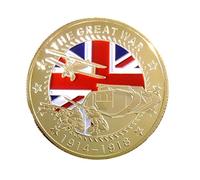 RARE WW1 MEMORIAL COMMEMORATIVE COIN 1914-18 SOMME WORLD WAR 1