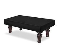 Rareidel Pool Table Cover 8 Feet, Light Weight Farbric Cloth Billiard Table Covers, Waterproof & Dustproof Air Hockey Table Cover, Black (8FT)