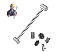 Rarelittle Door Hinge Adjustment Tool, Double Headed Seam Adjustment Tool, New Ergonomic Design Rarelittle Hinge Hole Adjustment Wrench, for Residential & Clean Room, Easy to Repair (S)