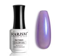 RARJSM Light Purple Pearl Gel Nail Polish Sea Shell Mermaid Pearlescent Gel Nail 1 PCS 15ml Soak Off Nail Gel Polish Varnish with Shimmer Effect for DIY Nail Art at Home (Shell 11)