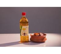 RAS Cold Pressed Chekku Gingelly Oil, 100% Natural & Pure Sesame Oil, Unrefined & Wood Pressed for Cooking & Health Benefits - 2 ltr