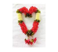 Rasakraft Garland Artificial Mala for God Photo Frame Home Decoration Multipurpose (Assorted Colour) (Pink)