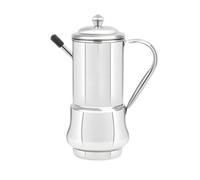 Rasakraft Stainless Steel Oil Dispenser, 1 Litre, Leak-Proof Spout, Heavy Duty, for Cooking Oil, Mustard Oil, Ghee, Kitchen King