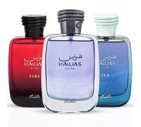 Rasasi Hawas, Hawas Ice & Hawas Fire Edp Sprays 100ml (3.4 Oz)(ultimate Collection)